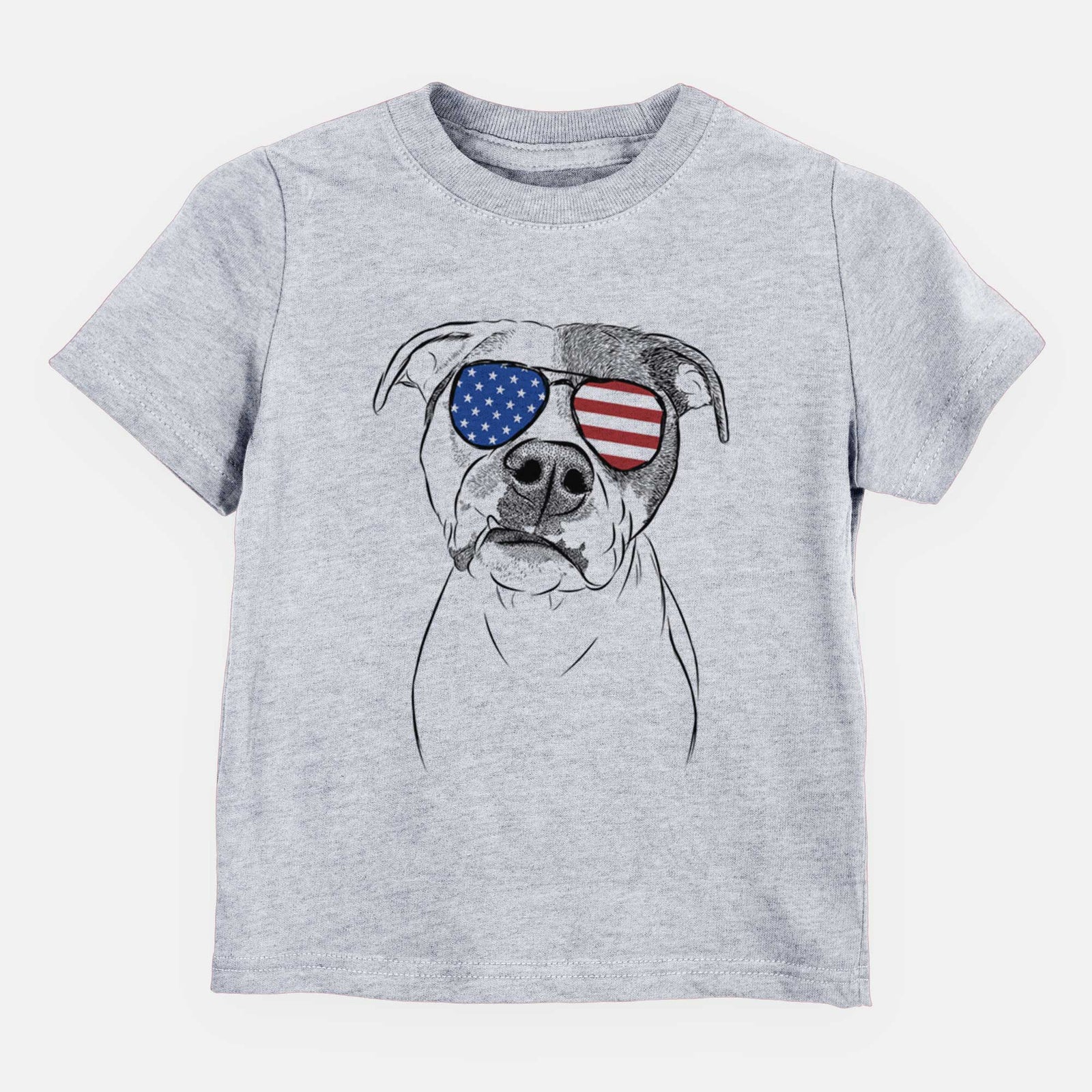 USA Dexter the Pitbull - Kids/Youth/Toddler Shirt