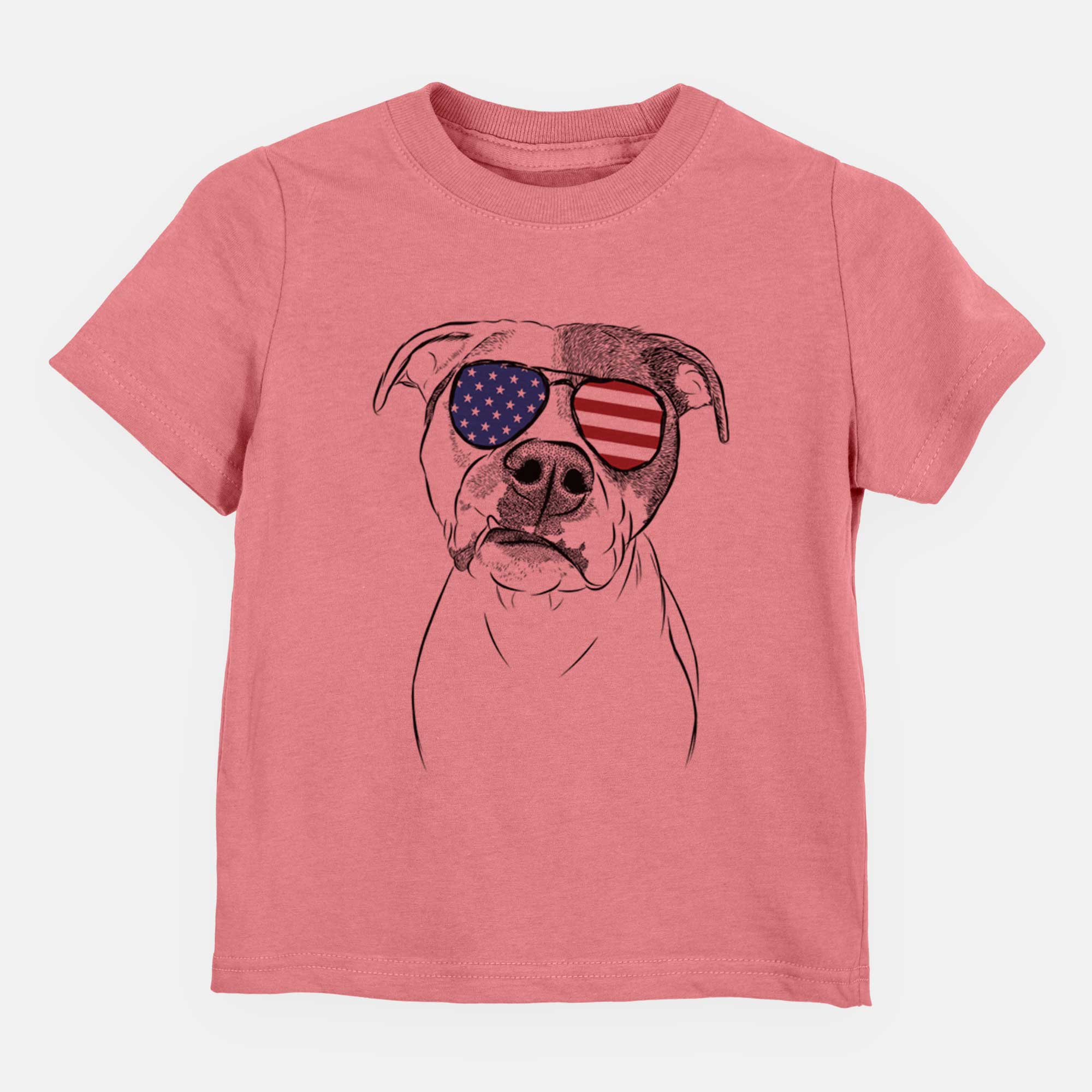 USA Dexter the Pitbull - Kids/Youth/Toddler Shirt