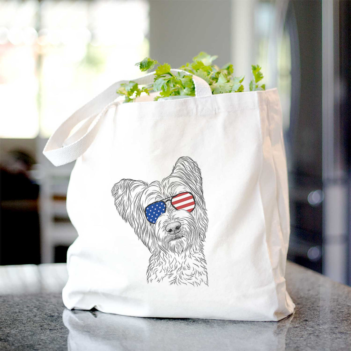 Dexter the Terrier Mix - Tote Bag