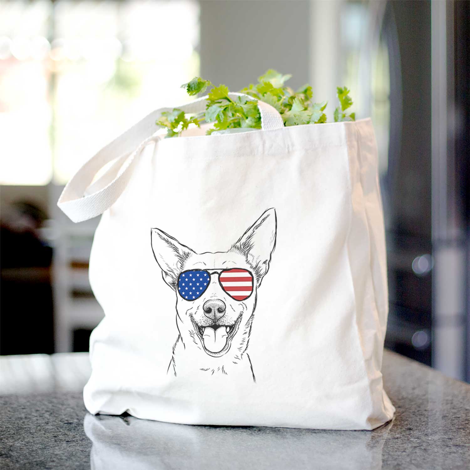 Dinghy the Mixed Breed - Tote Bag