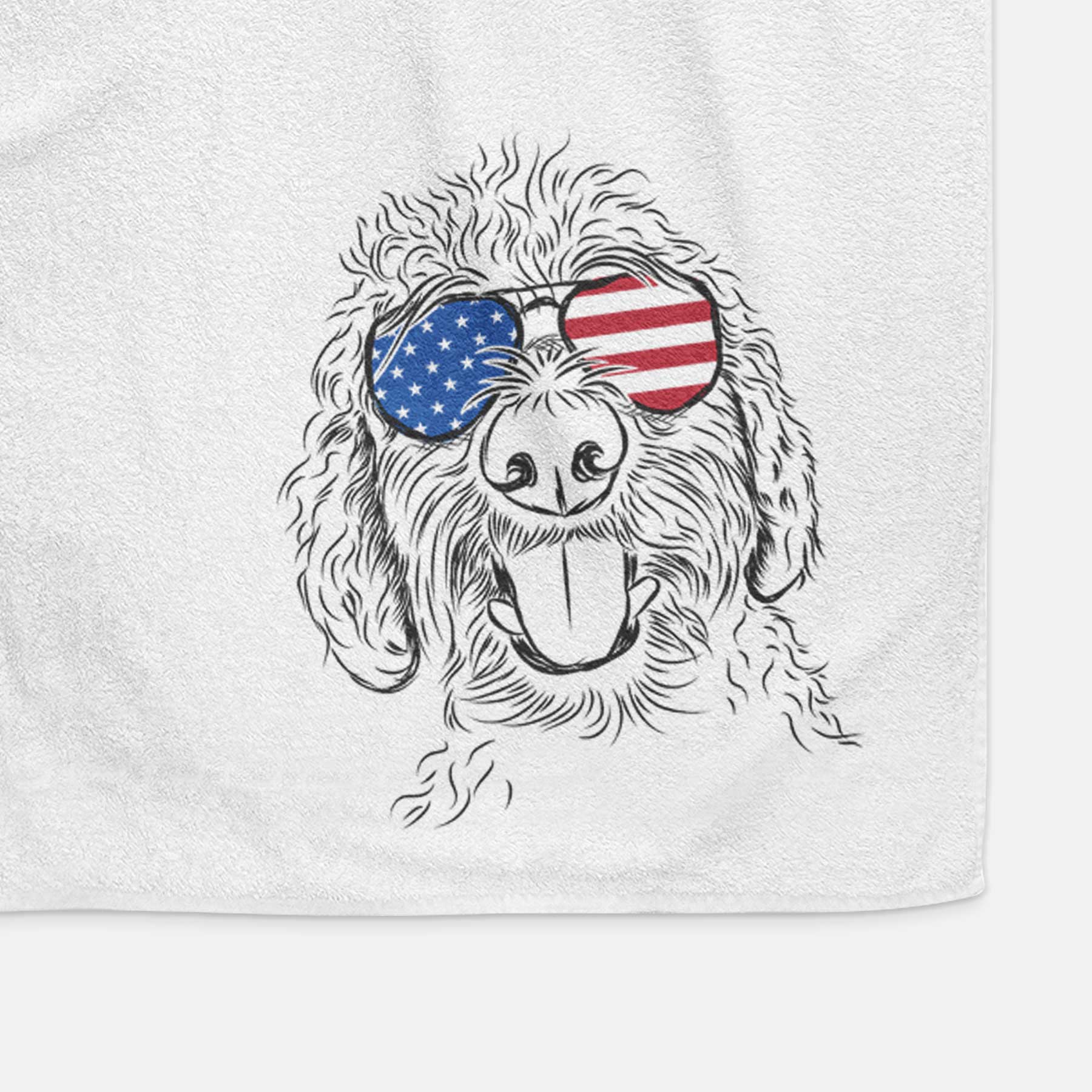 Dixie the Doodle Decorative Hand Towel