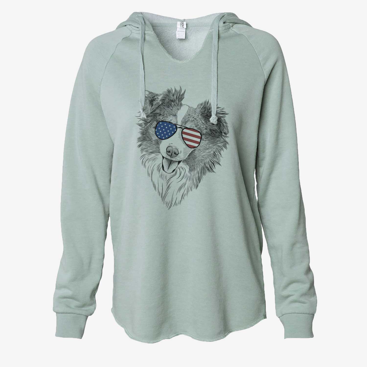 USA Doc the Mini Aussie - Cali Wave Hooded Sweatshirt
