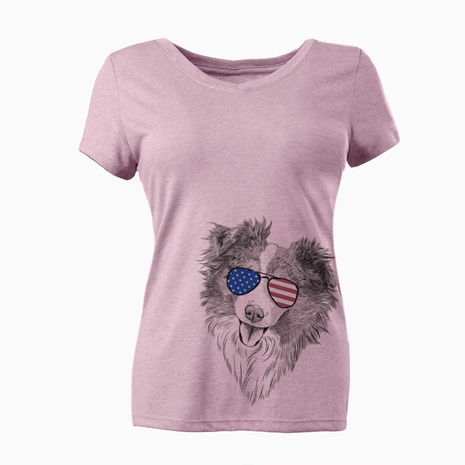 USA Doc the Mini Aussie - Women's Perfect V-neck Shirt