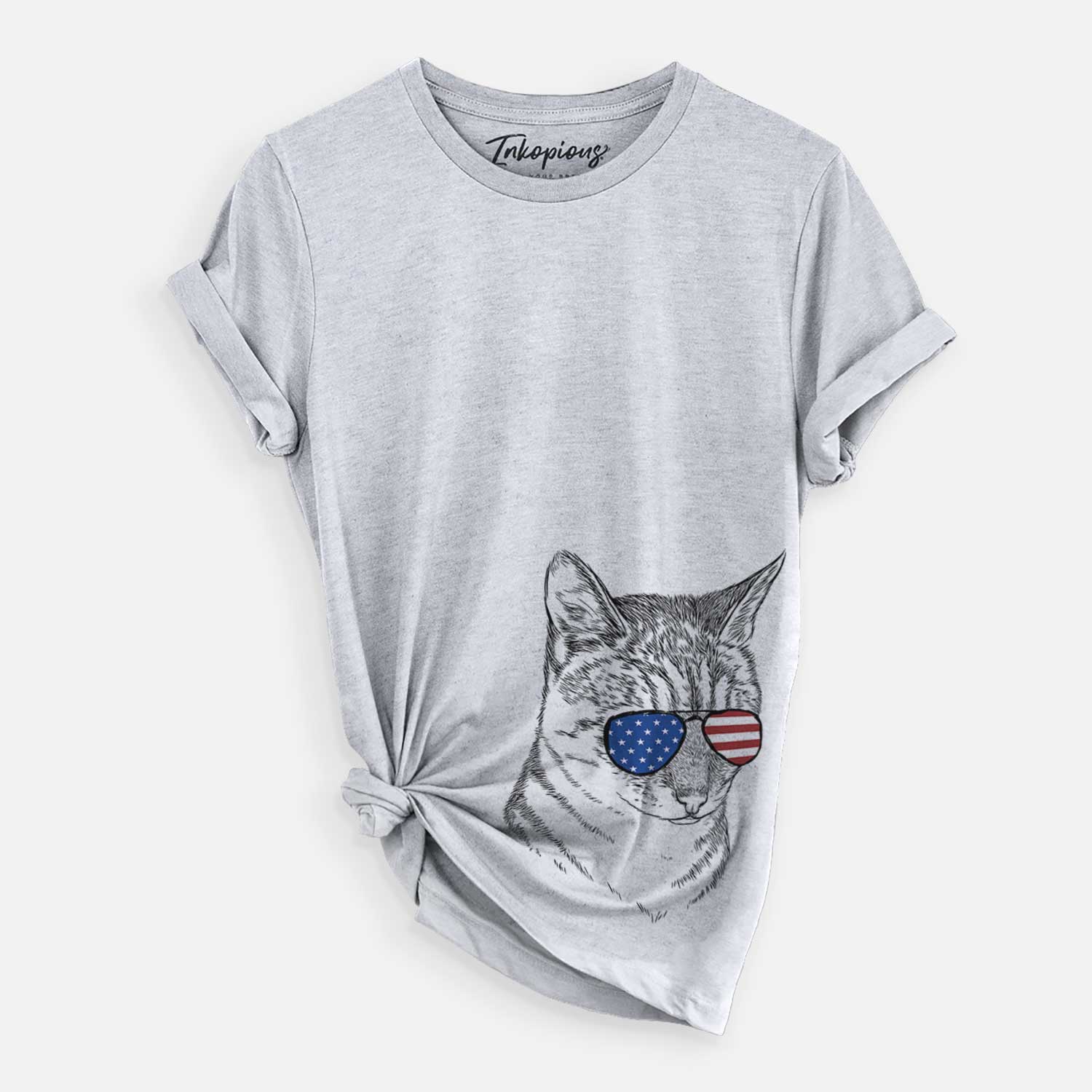 USA Dora the Tabby Cat - Unisex Crewneck