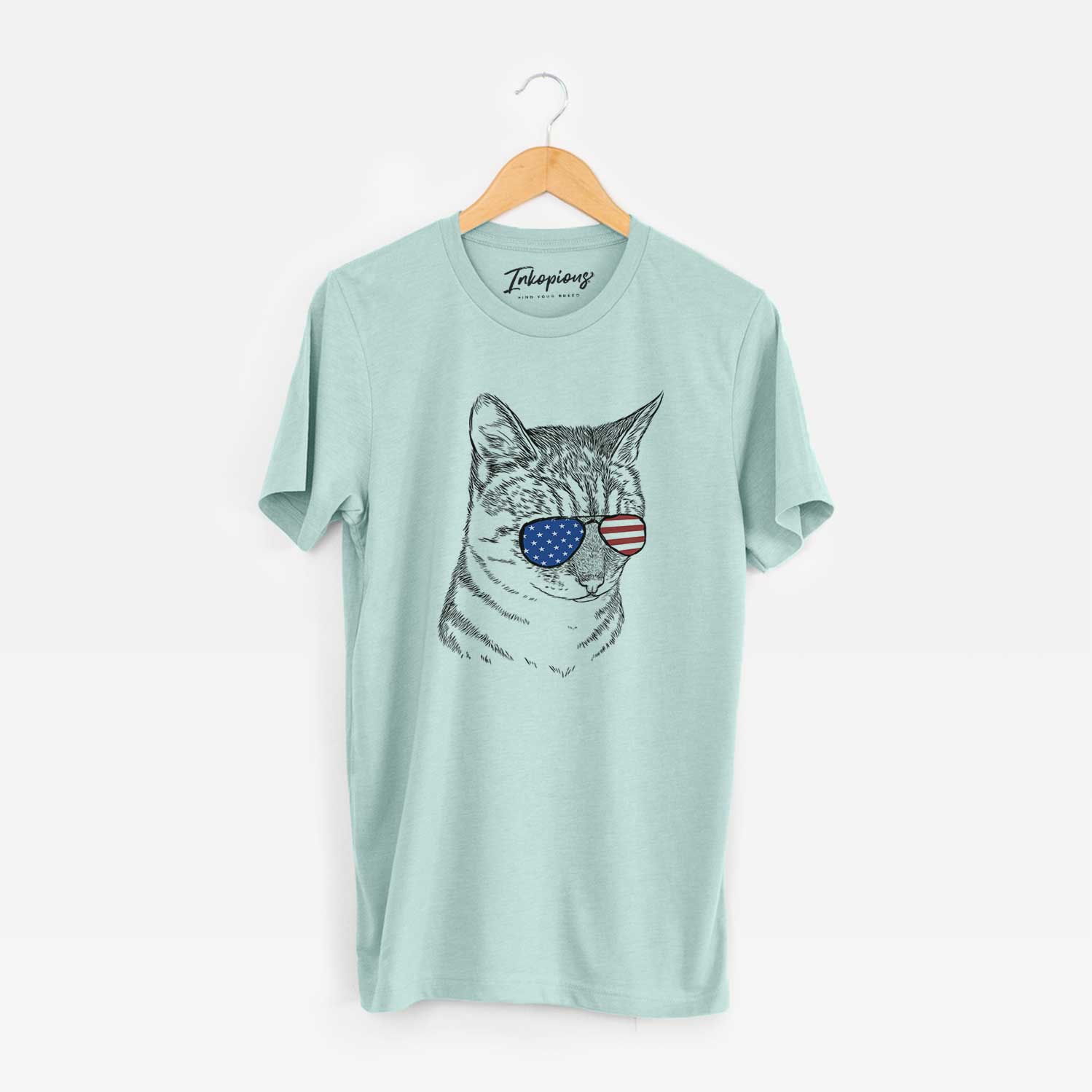 USA Dora the Tabby Cat - Unisex Crewneck