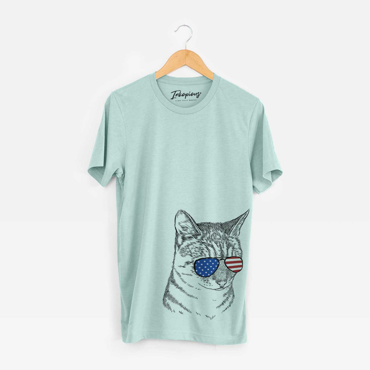 USA Dora the Tabby Cat - Unisex Crewneck