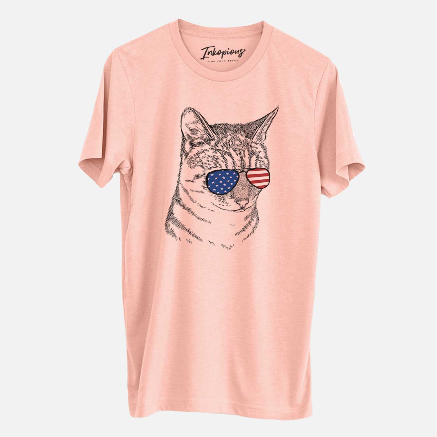 USA Dora the Tabby Cat - Unisex Crewneck