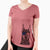 USA Drake the Doberman Pinscher - Women's Perfect V-neck Shirt