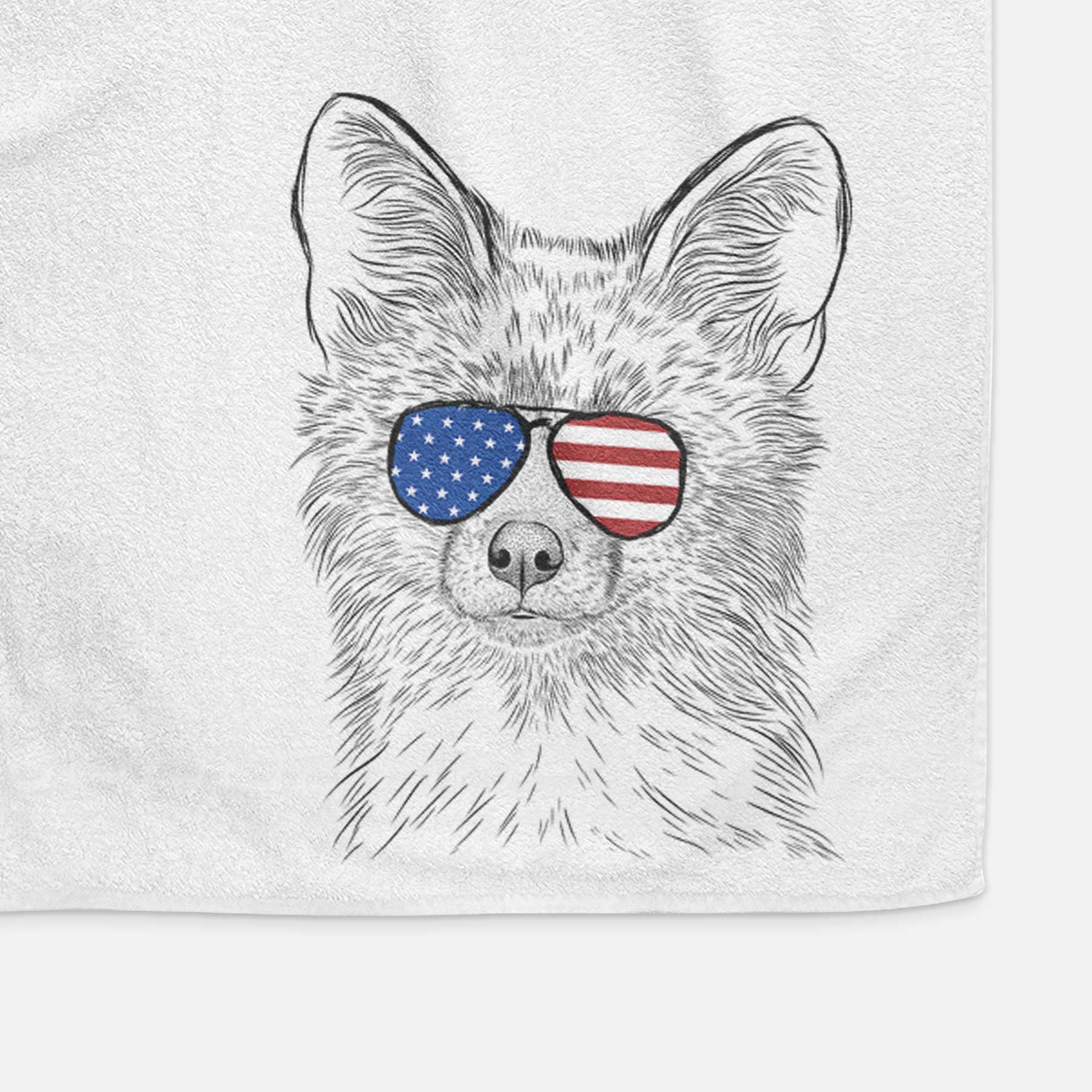 Drax the Red Fox Decorative Hand Towel