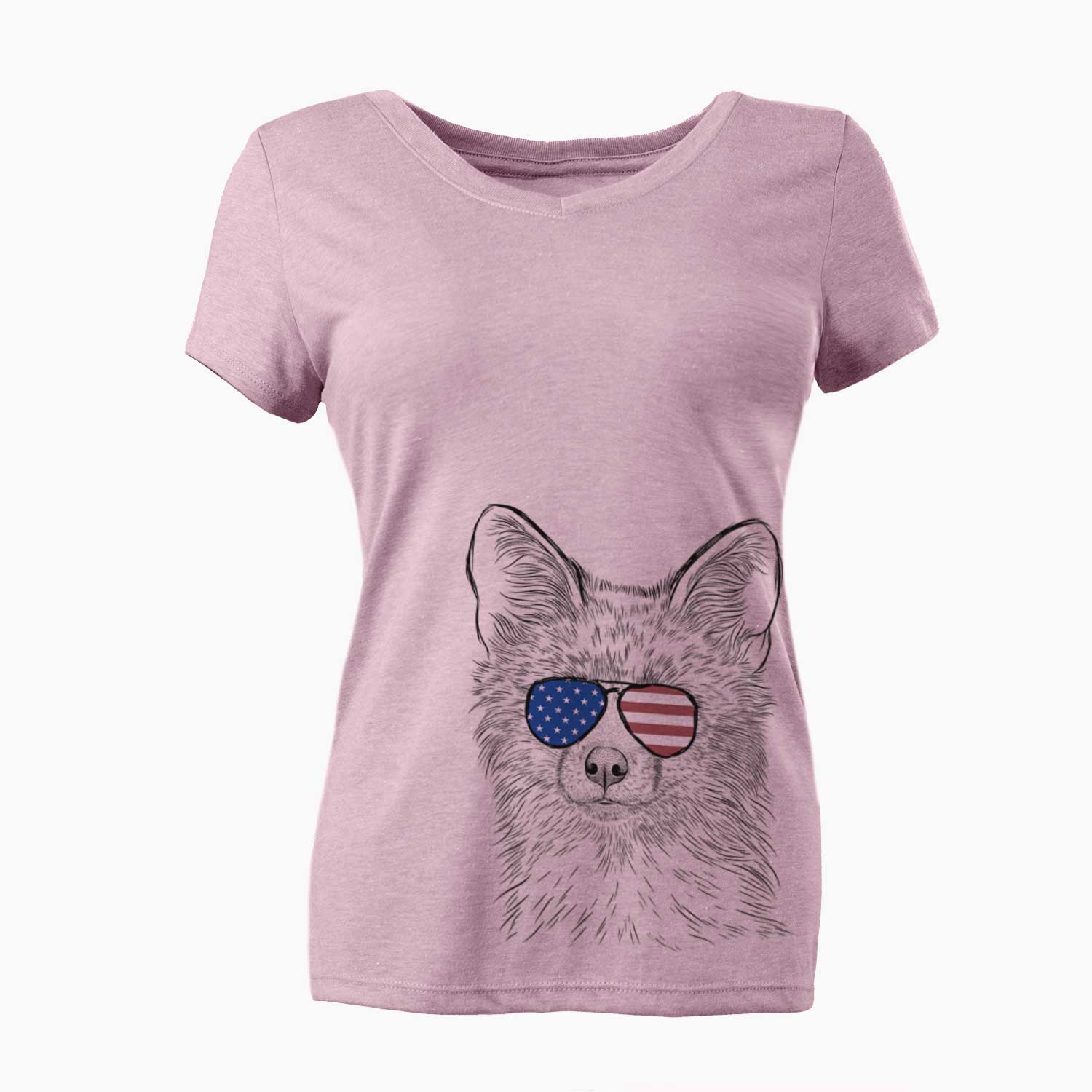 USA Drax the Red Fox - Women's Perfect V-neck Shirt