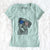 USA Dudley Danger the Pug - Women's Perfect V-neck Shirt