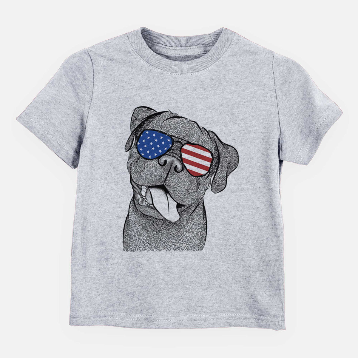 USA Dudley Danger the Pug - Kids/Youth/Toddler Shirt