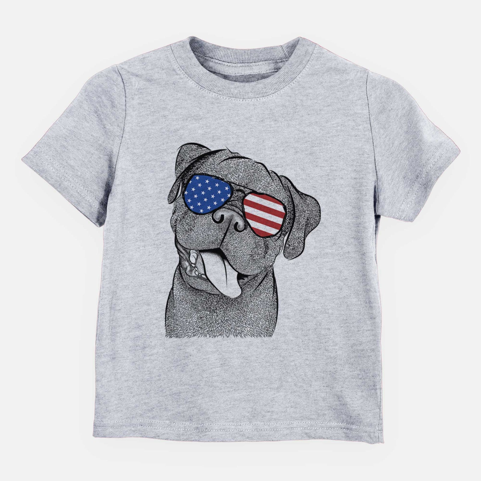USA Dudley Danger the Pug - Kids/Youth/Toddler Shirt
