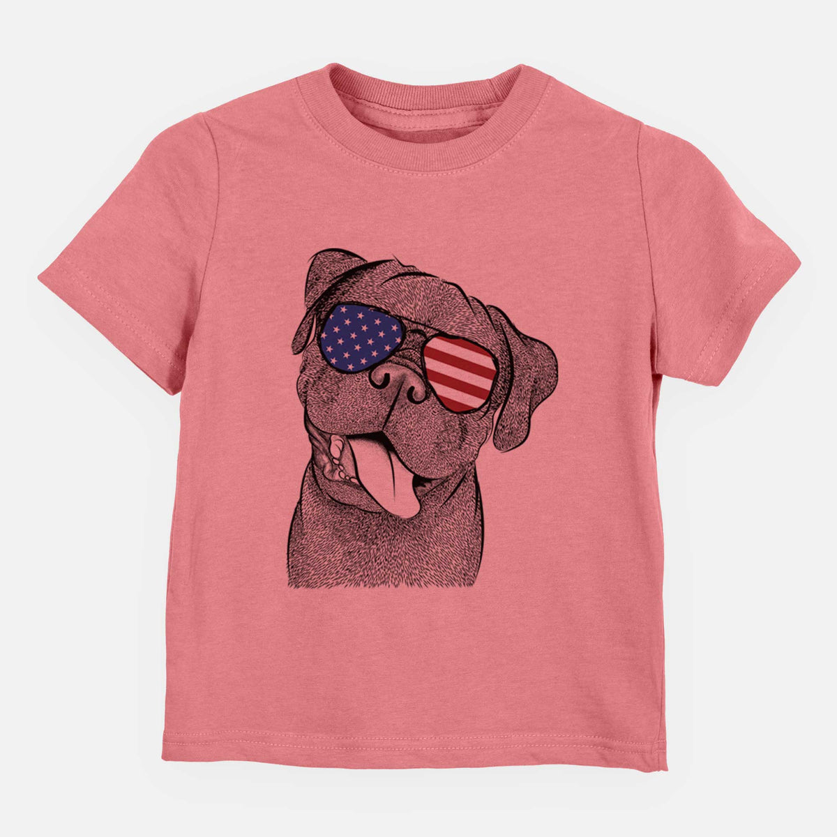 USA Dudley Danger the Pug - Kids/Youth/Toddler Shirt