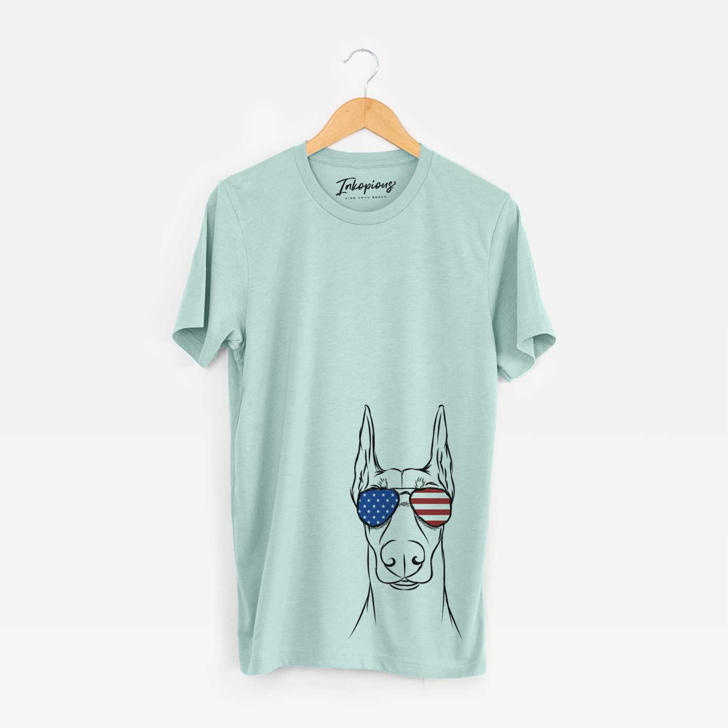 USA Duke the Doberman Pinscher - Unisex Crewneck