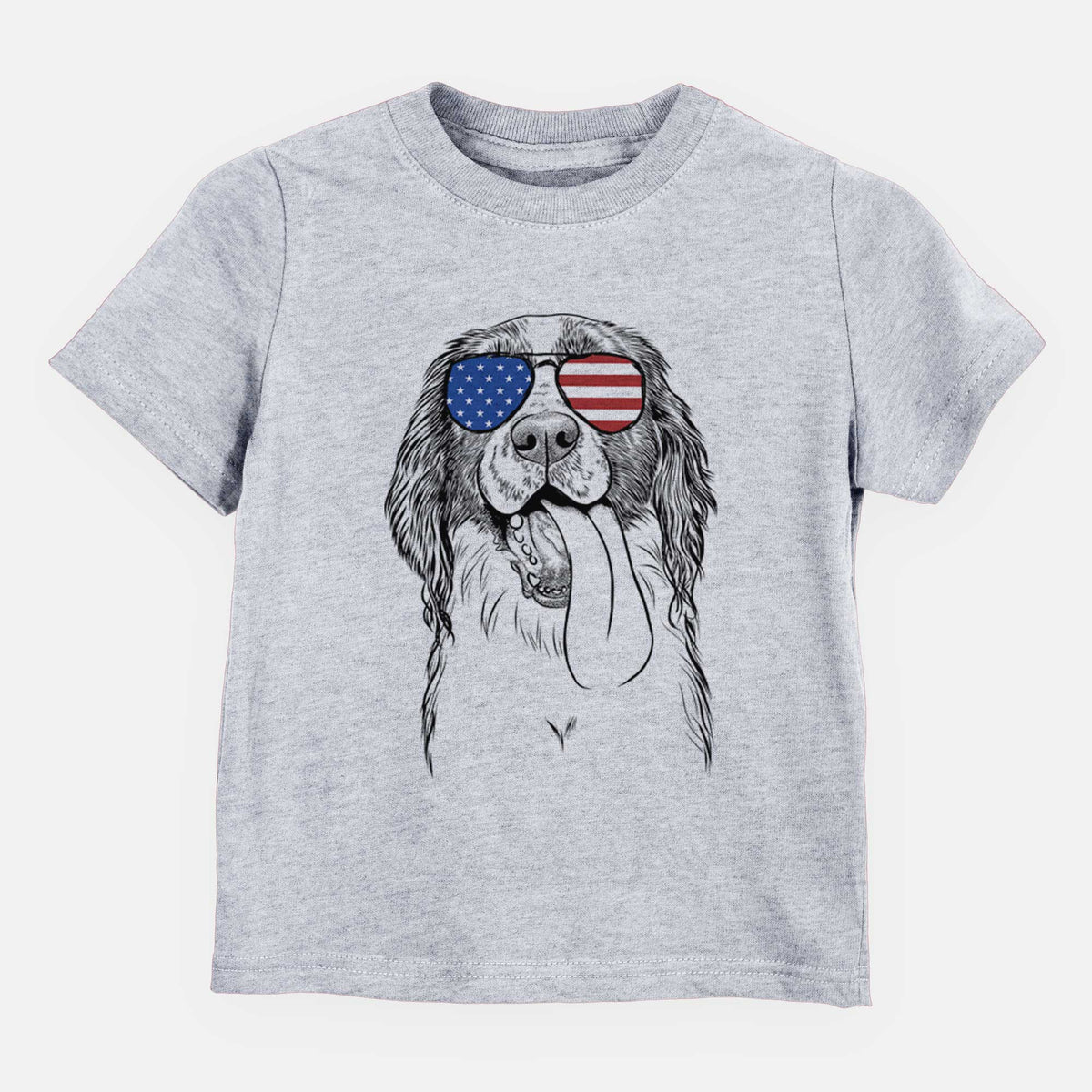 USA Duke the English Springer Spaniel - Kids/Youth/Toddler Shirt