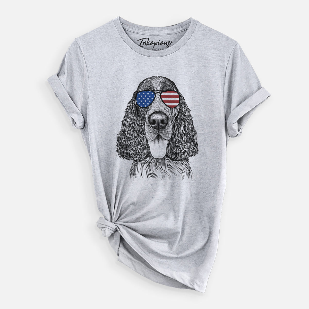 USA Duke the English Springer Spaniel - Unisex Crewneck