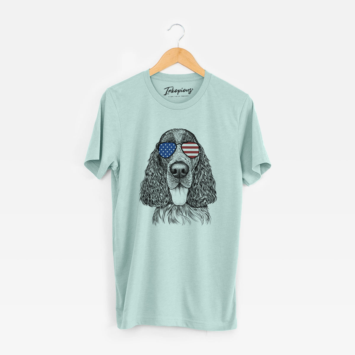 USA Duke the English Springer Spaniel - Unisex Crewneck