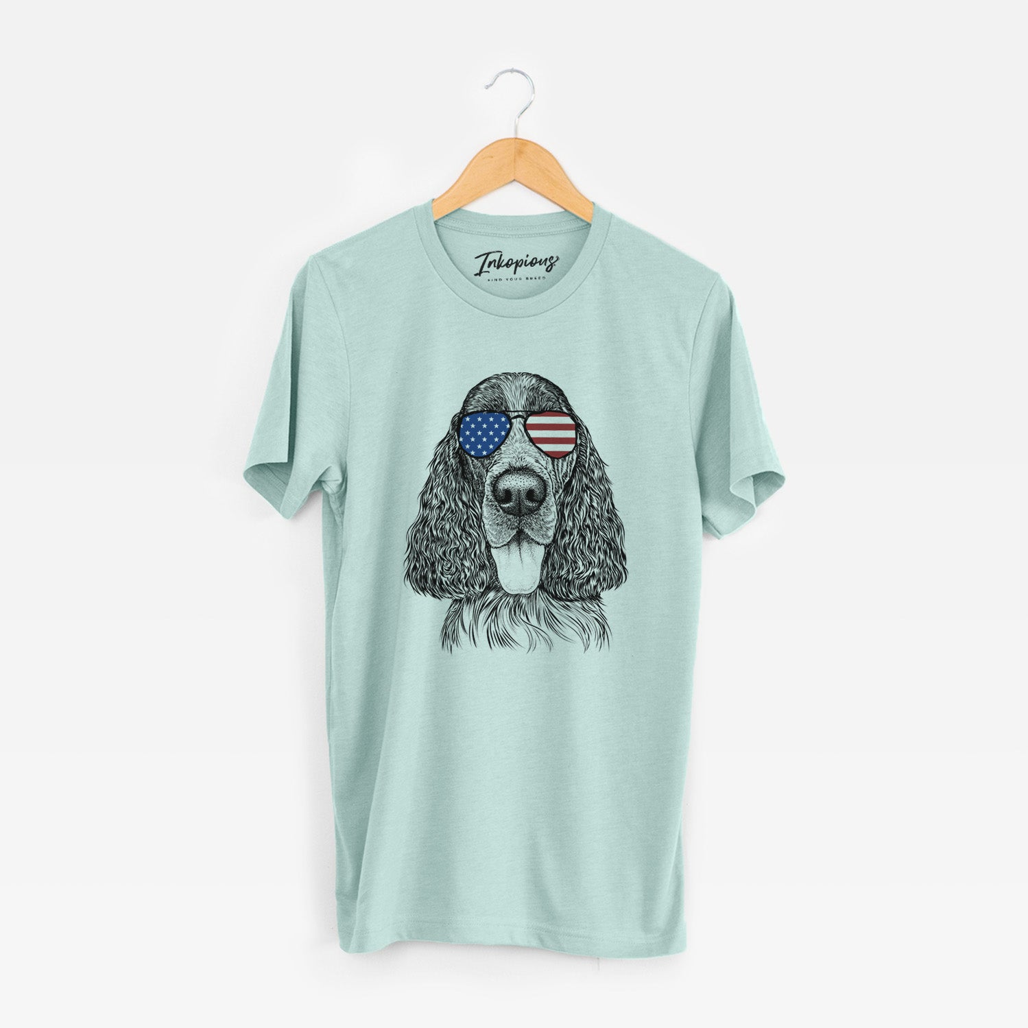 USA Duke the English Springer Spaniel - Unisex Crewneck