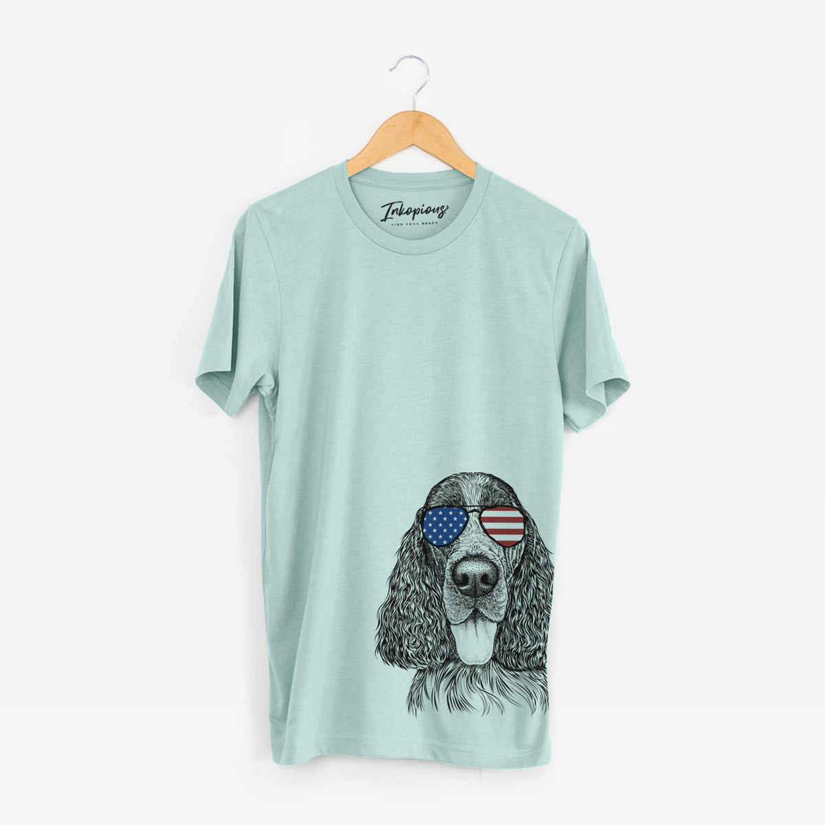 USA Duke the English Springer Spaniel - Unisex Crewneck