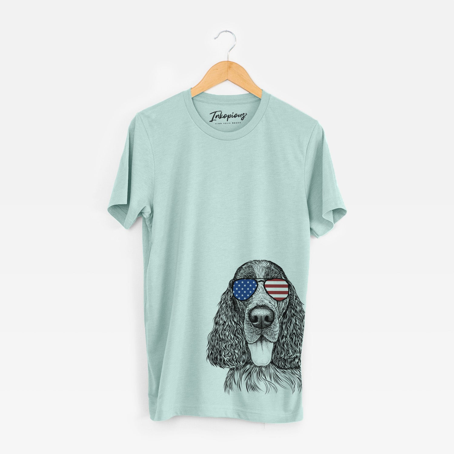 USA Duke the English Springer Spaniel - Unisex Crewneck