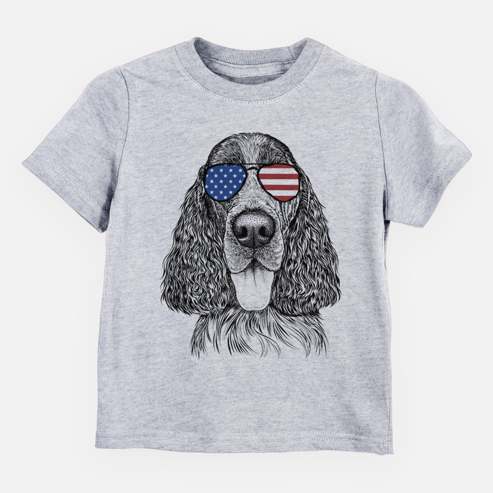 USA Duke the English Springer Spaniel - Kids/Youth/Toddler Shirt