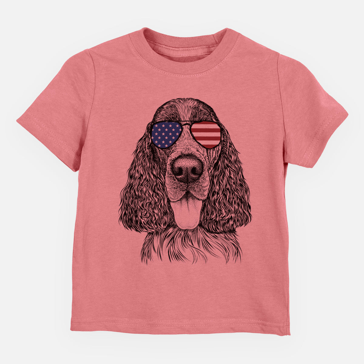 USA Duke the English Springer Spaniel - Kids/Youth/Toddler Shirt