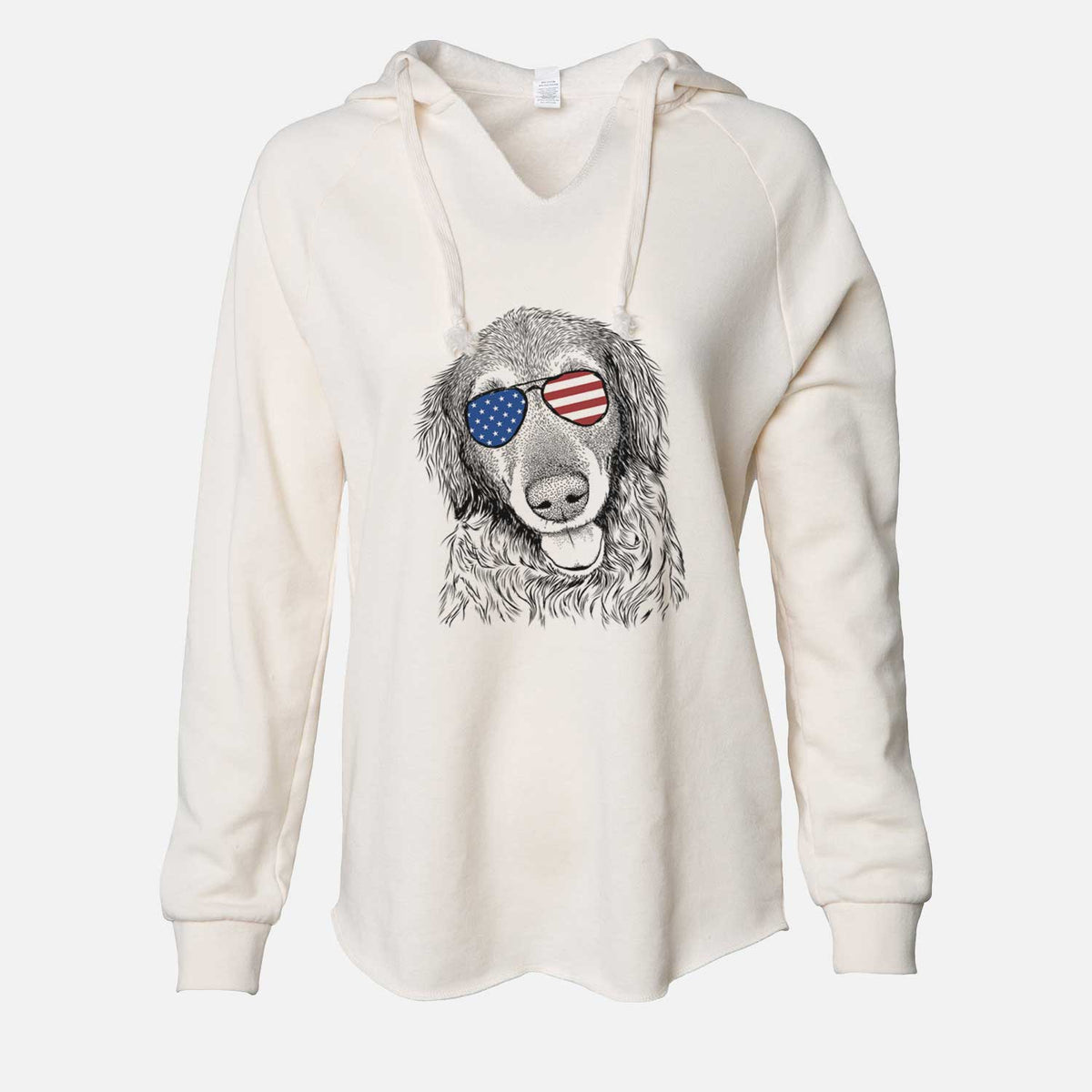 USA Duncan the Golden Retriever - Cali Wave Hooded Sweatshirt