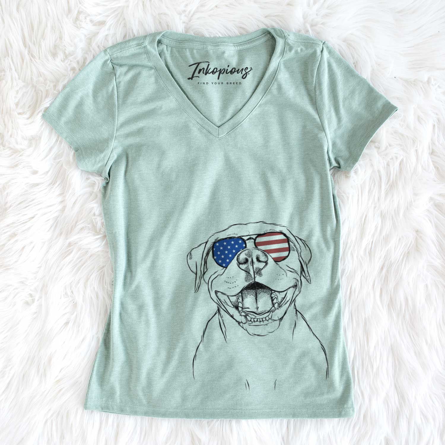 USA Dutch the Mixed Breed - Women's Perfect V-neck Shirt