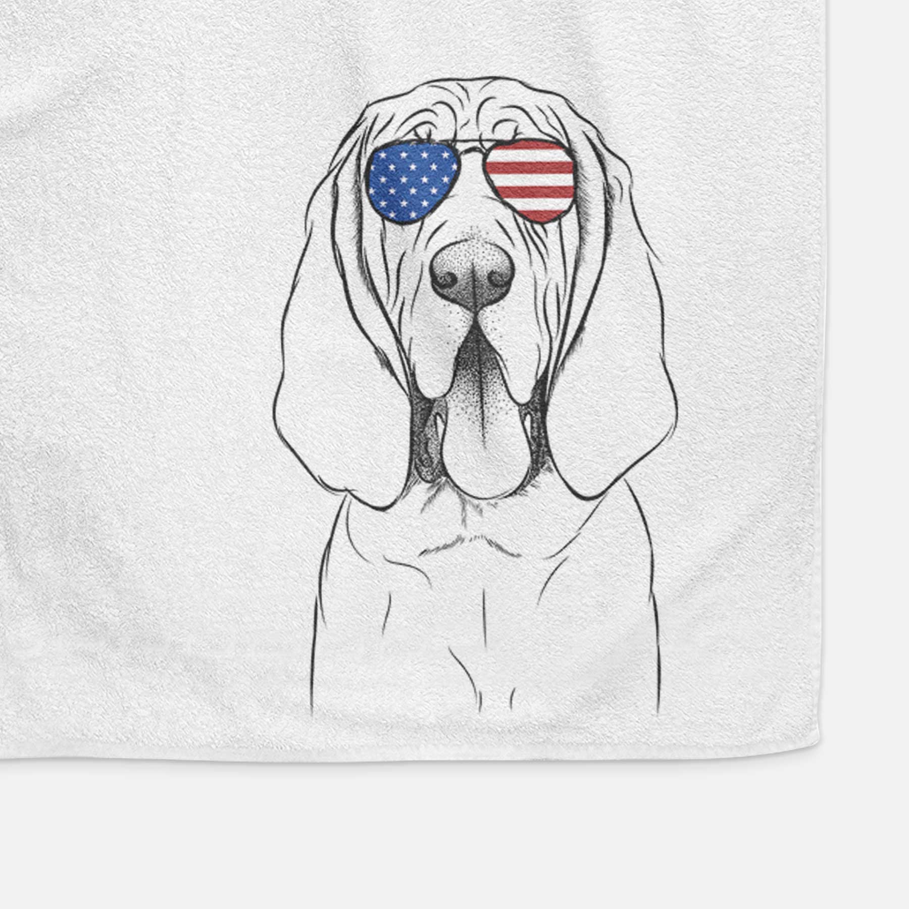 Earl the Bloodhound Decorative Hand Towel