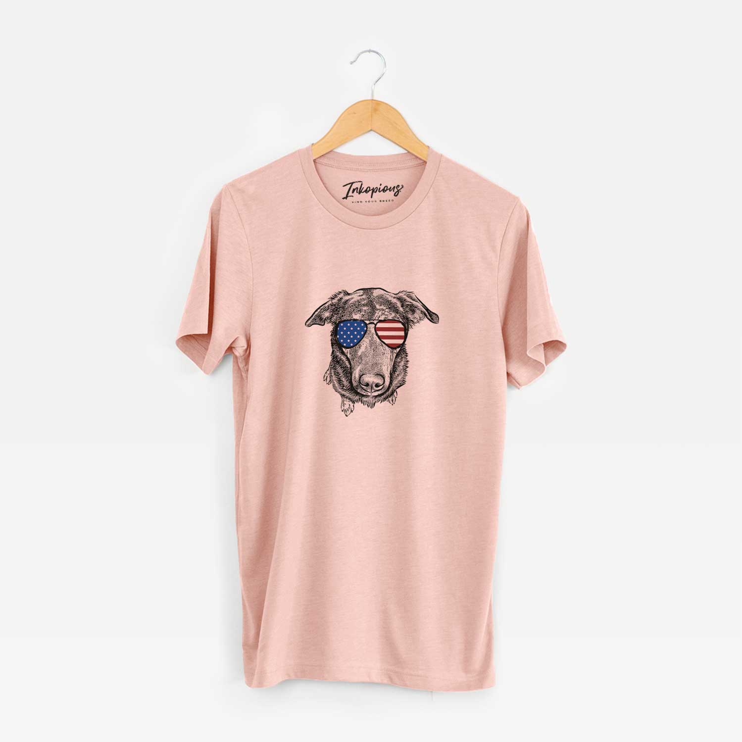 USA Echo the Pitbull Beagle Mix - Unisex Crewneck