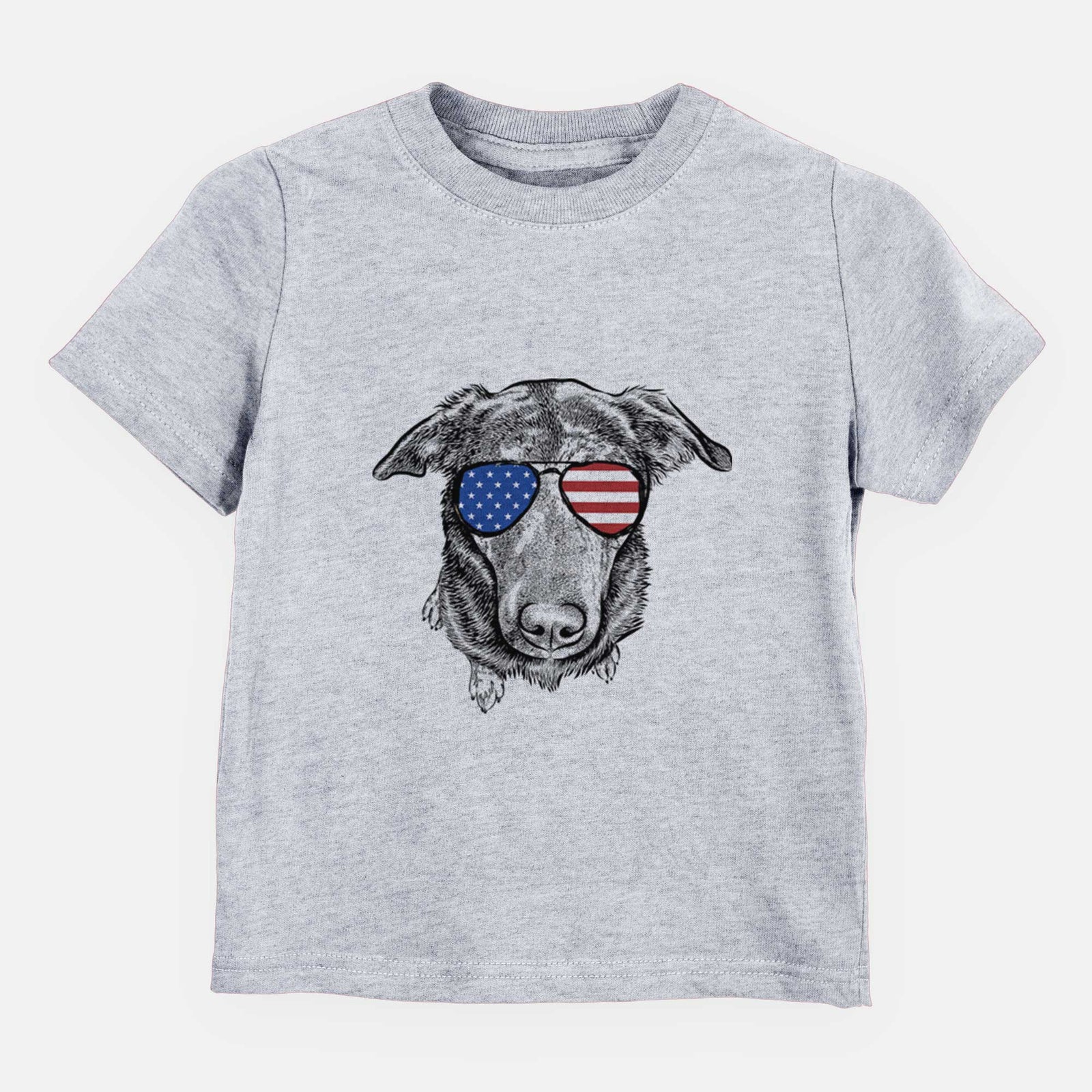 USA Echo the Pitbull Beagle Mix - Kids/Youth/Toddler Shirt