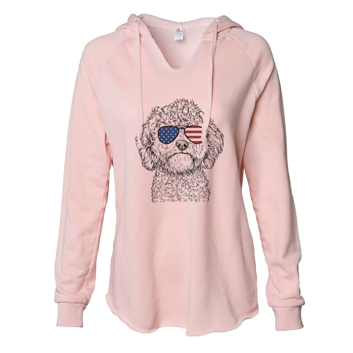 USA Edgar the Shihpoo - Cali Wave Hooded Sweatshirt