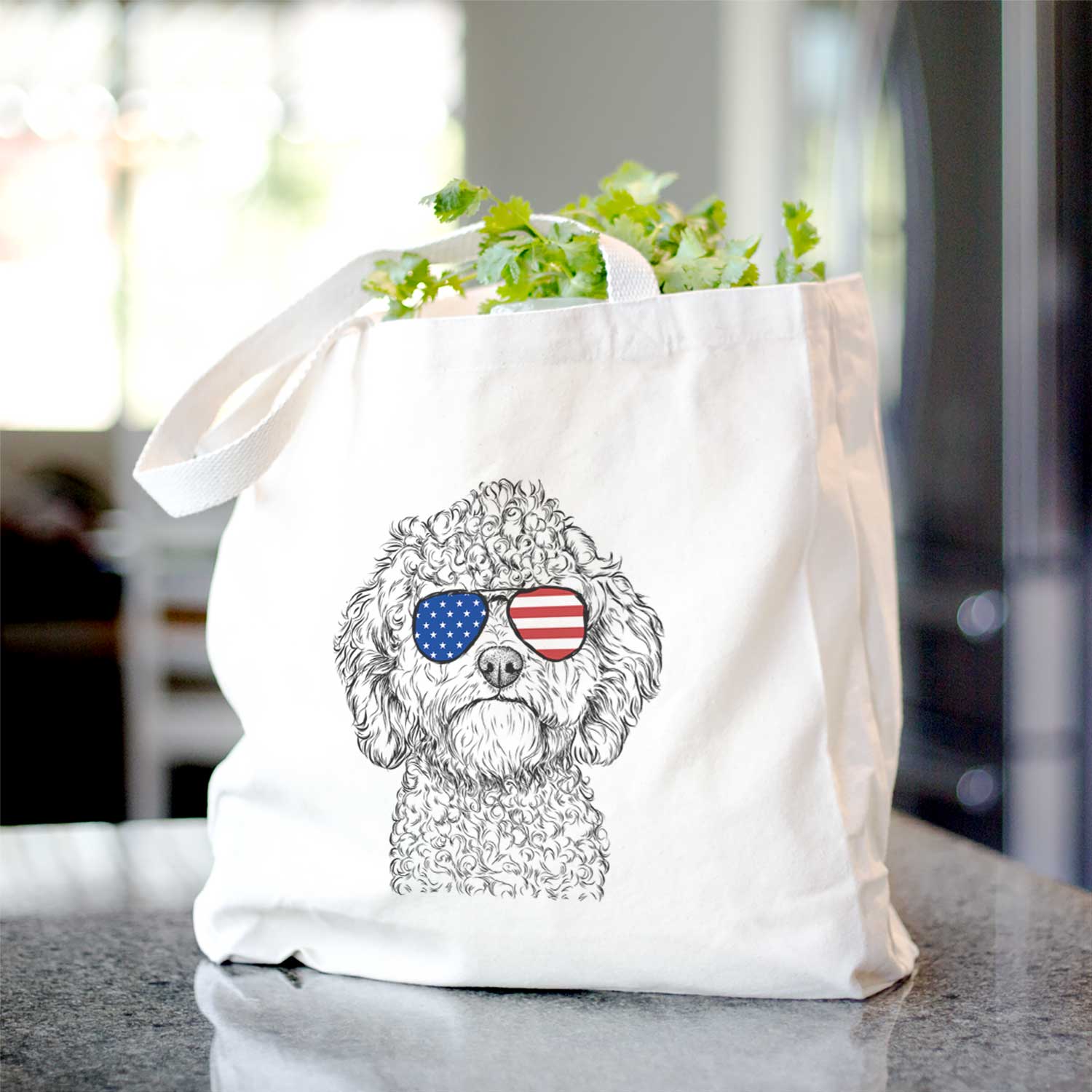 Edgar the Shihpoo - Tote Bag