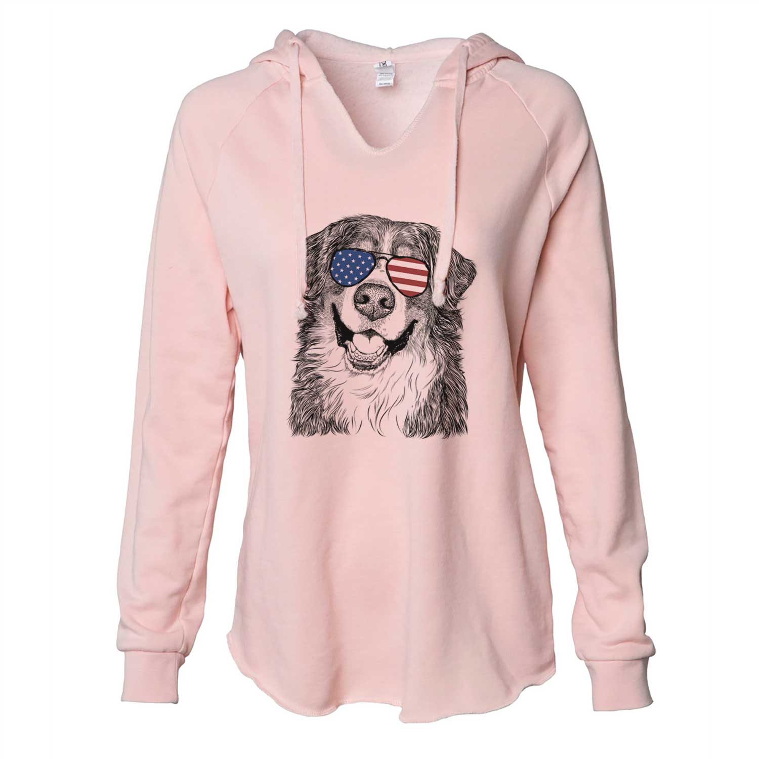 USA Eiger the Bernese Mountain Dog - Cali Wave Hooded Sweatshirt