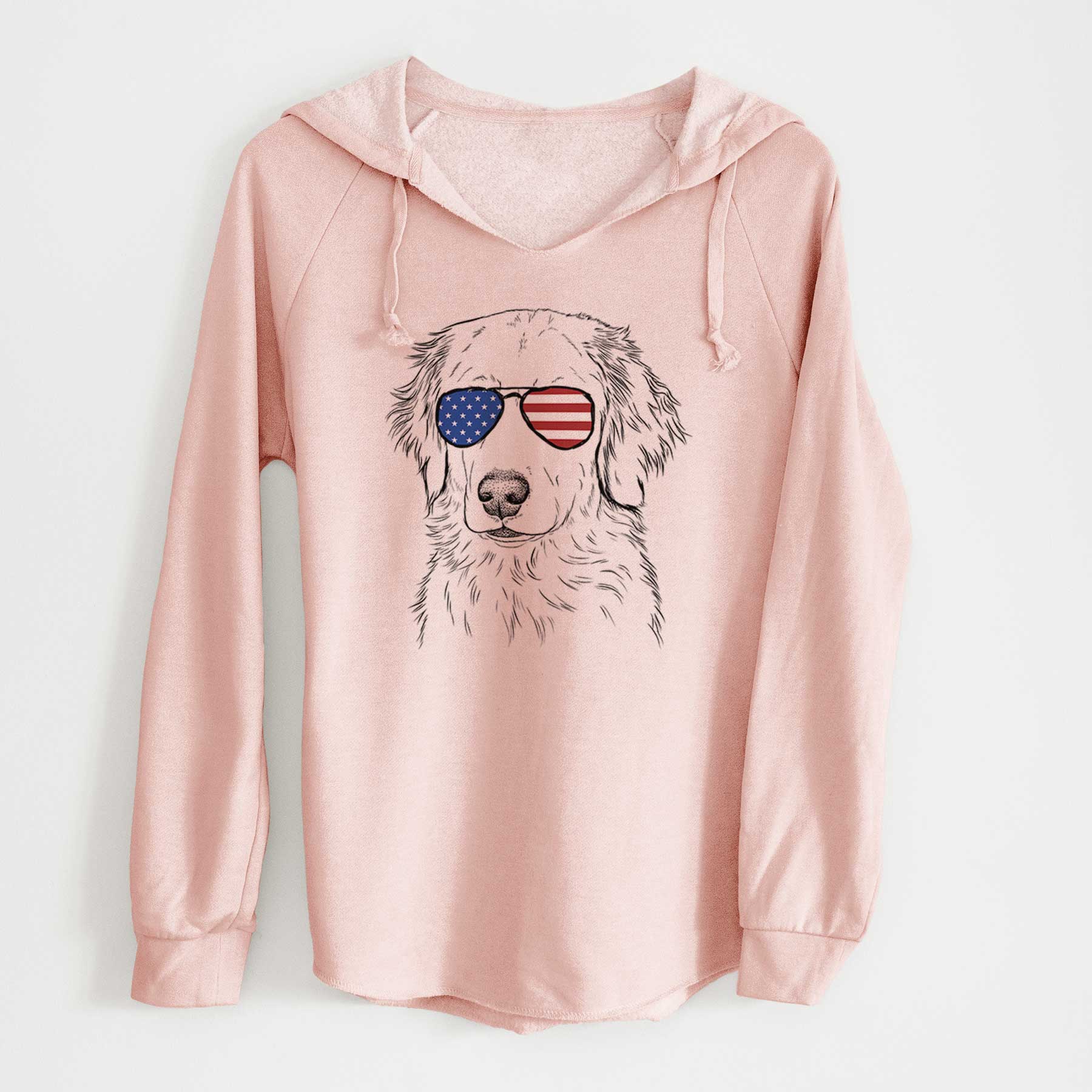 USA Eli the Golden Retriever - Cali Wave Hooded Sweatshirt