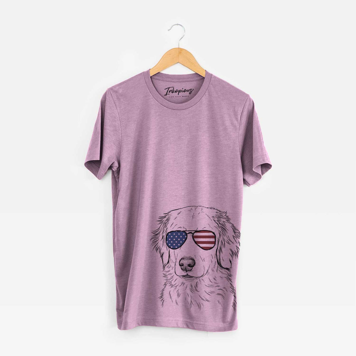 USA Eli the Golden Retriever - Unisex Crewneck