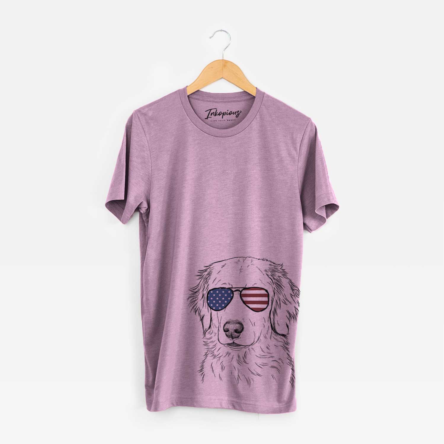 USA Eli the Golden Retriever - Unisex Crewneck