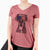 USA Eli the Great Dane - Women's Perfect V-neck Shirt