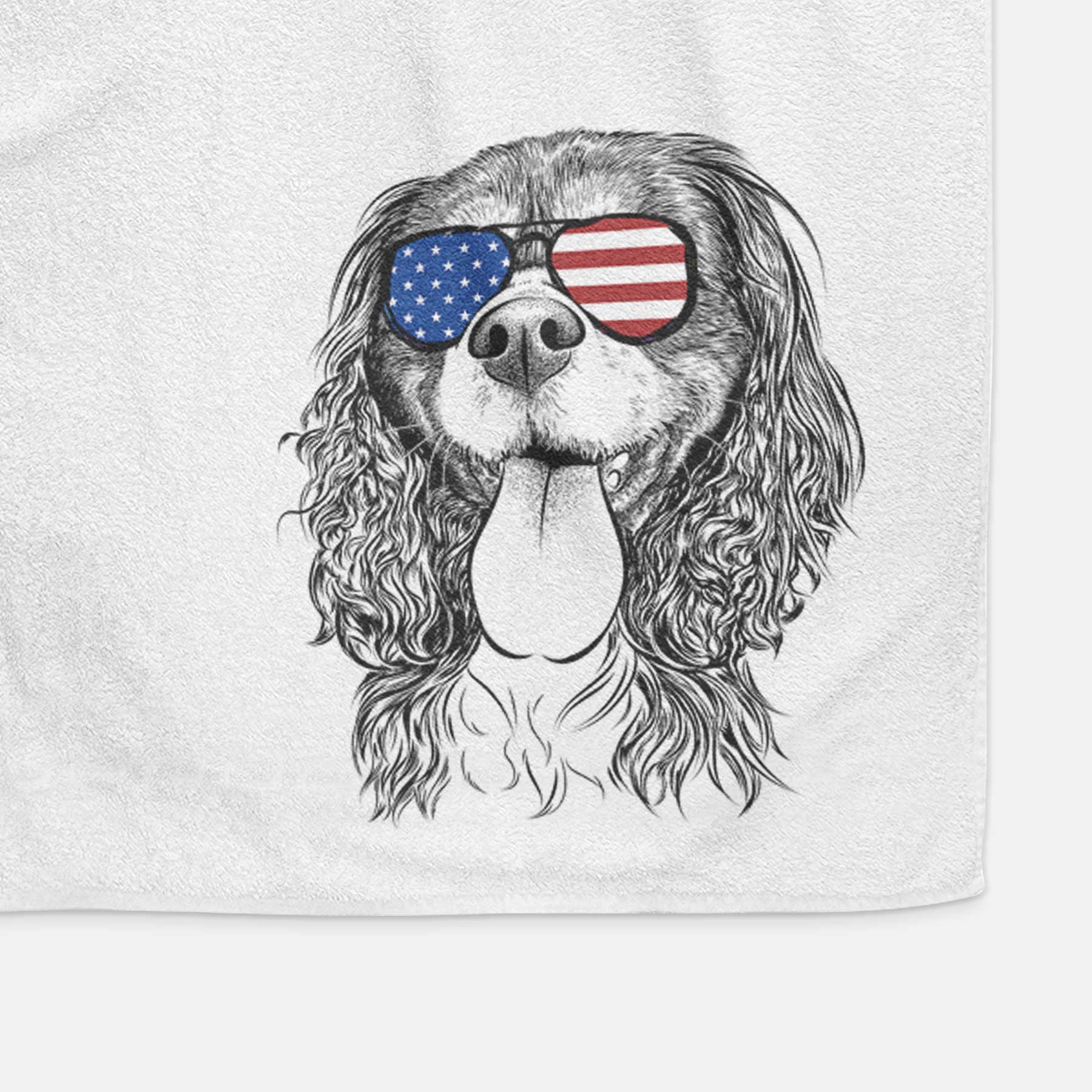 Elizabeth the Cavalier King Charles Spaniel Decorative Hand Towel