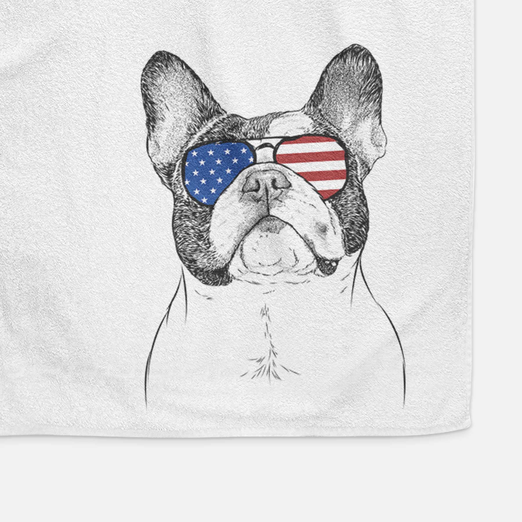 Ella the French Bulldog Decorative Hand Towel