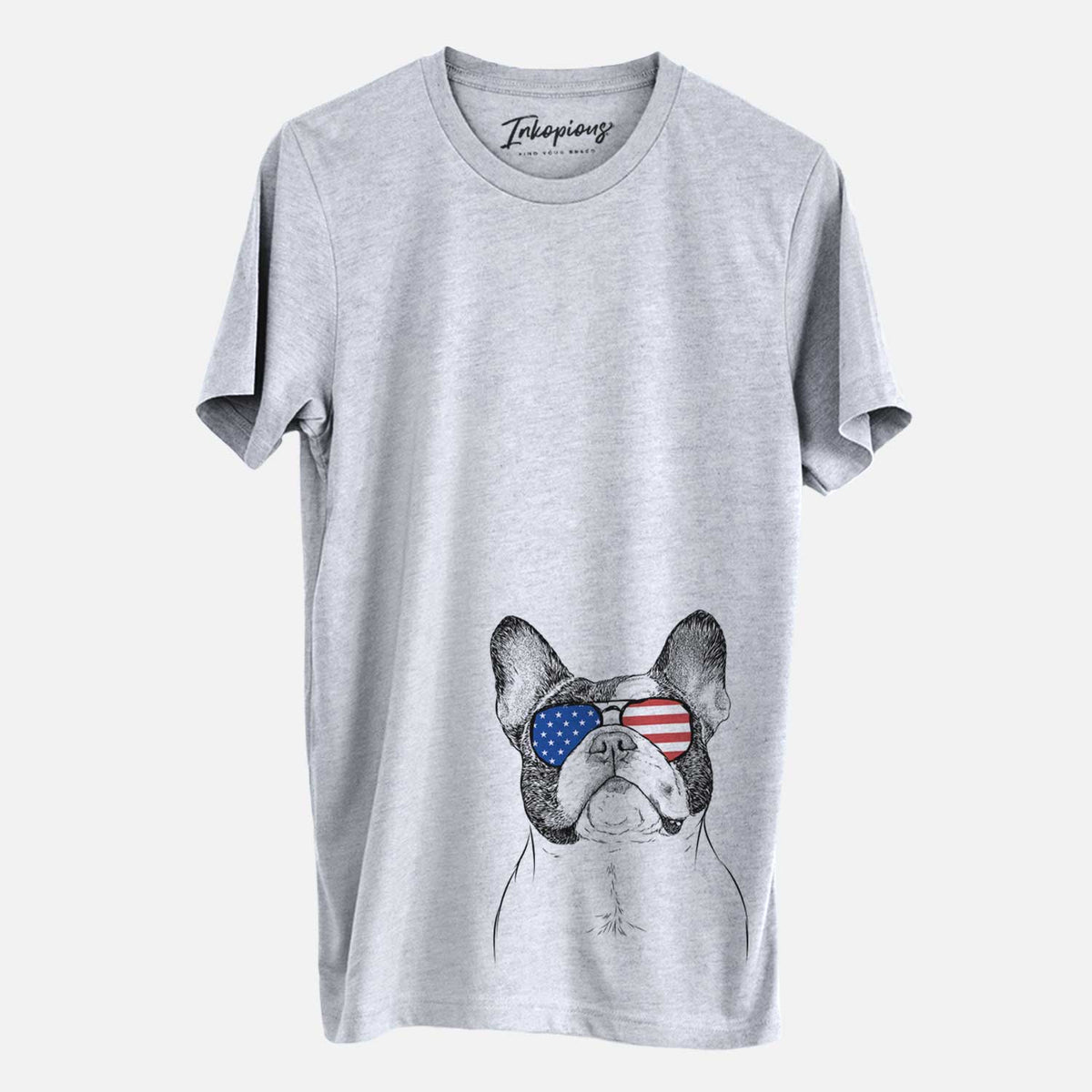 USA Ella the French Bulldog - Unisex Crewneck