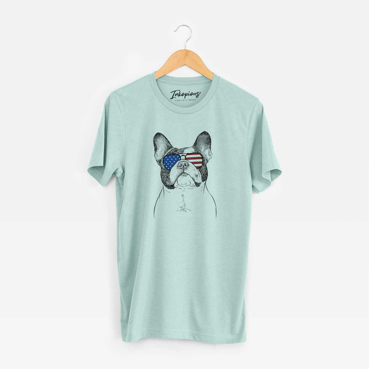 USA Ella the French Bulldog - Unisex Crewneck