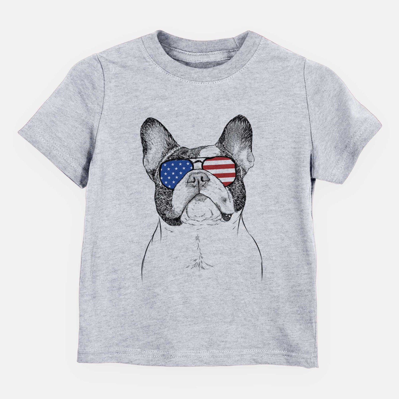 USA Ella the French Bulldog - Kids/Youth/Toddler Shirt