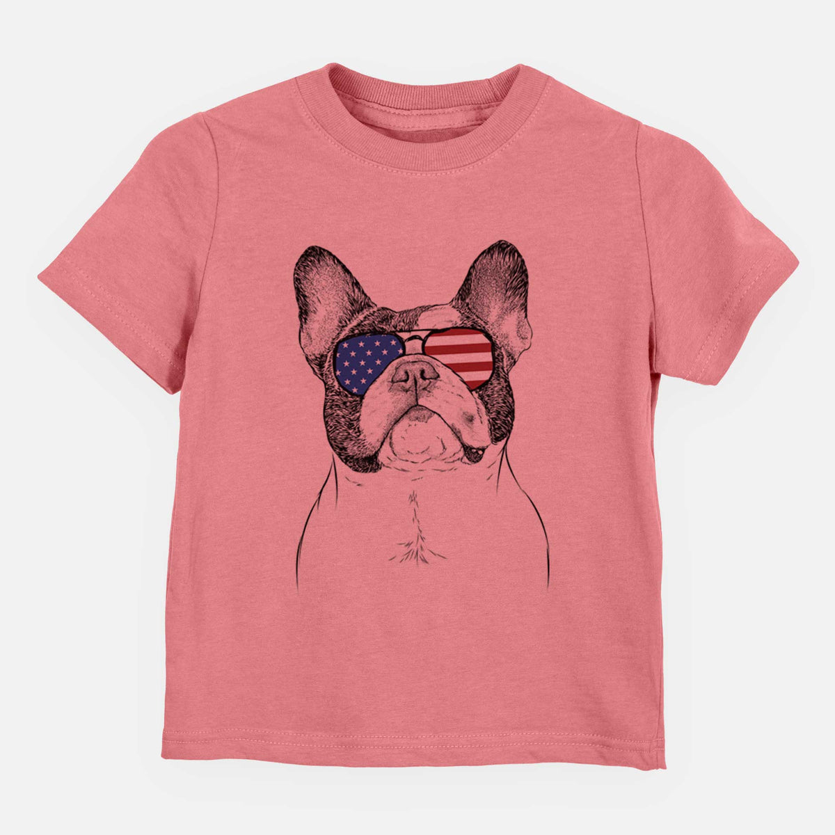 USA Ella the French Bulldog - Kids/Youth/Toddler Shirt