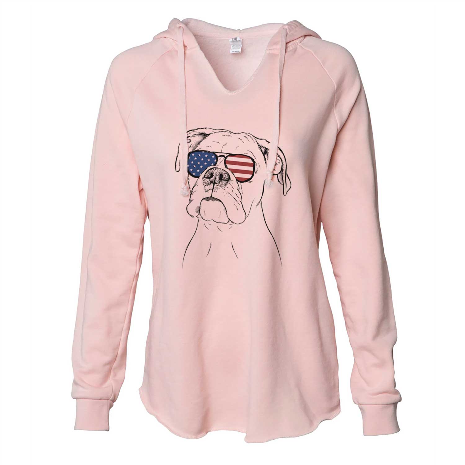 USA Ellie the Boxer - Cali Wave Hooded Sweatshirt