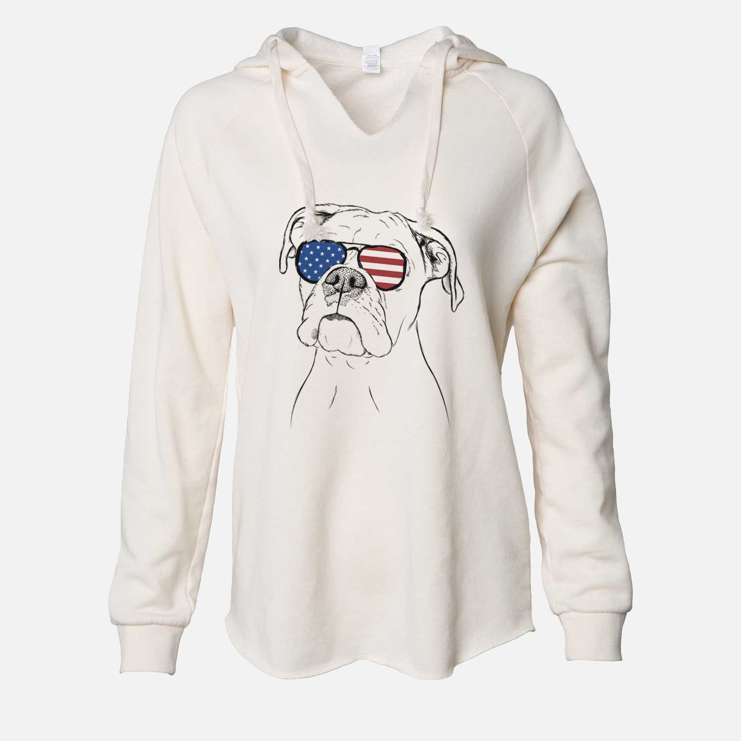 USA Ellie the Boxer - Cali Wave Hooded Sweatshirt