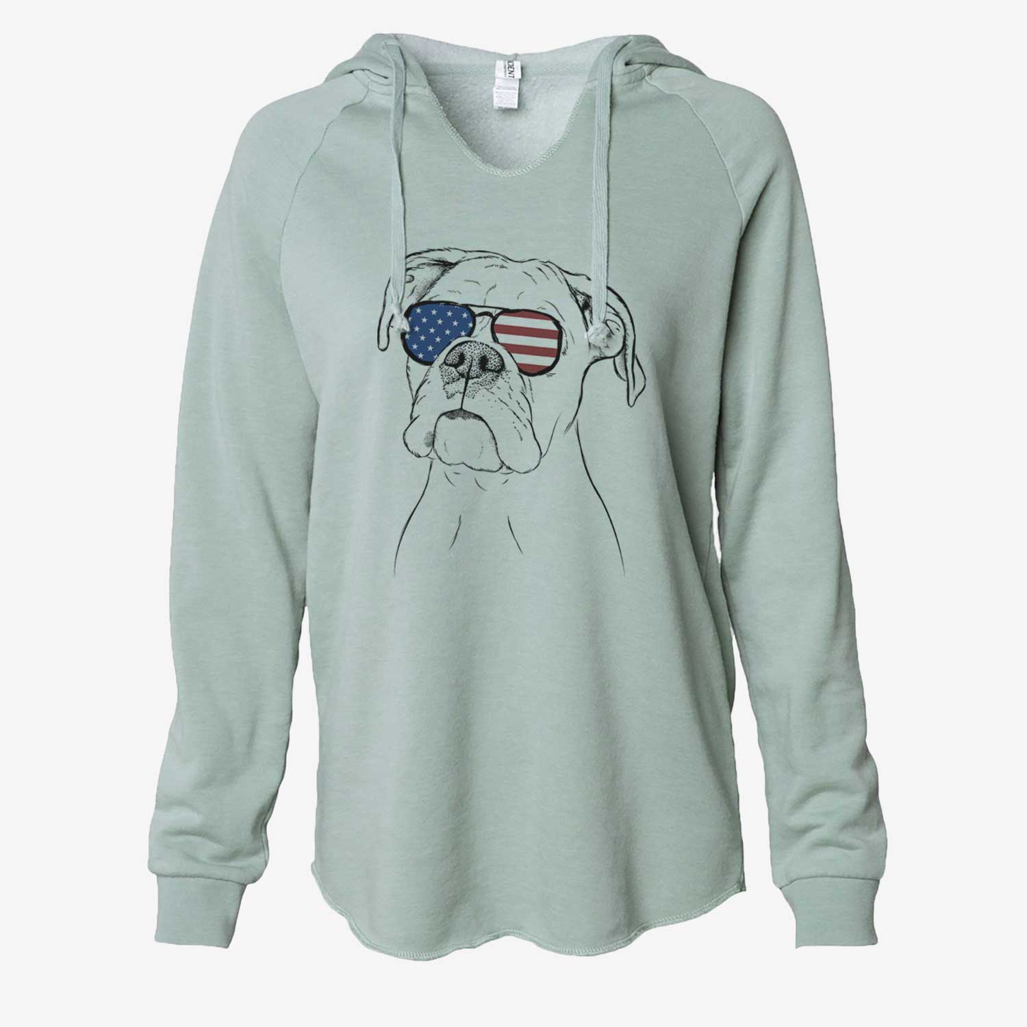 USA Ellie the Boxer - Cali Wave Hooded Sweatshirt