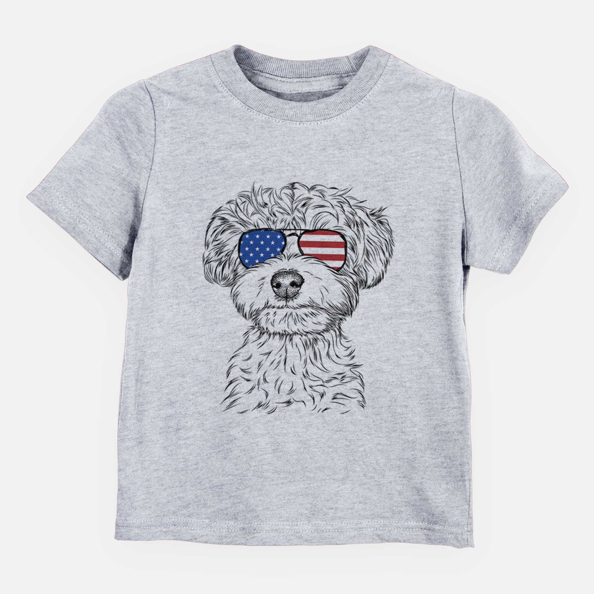 USA Elliott the Yorkiepoo - Kids/Youth/Toddler Shirt