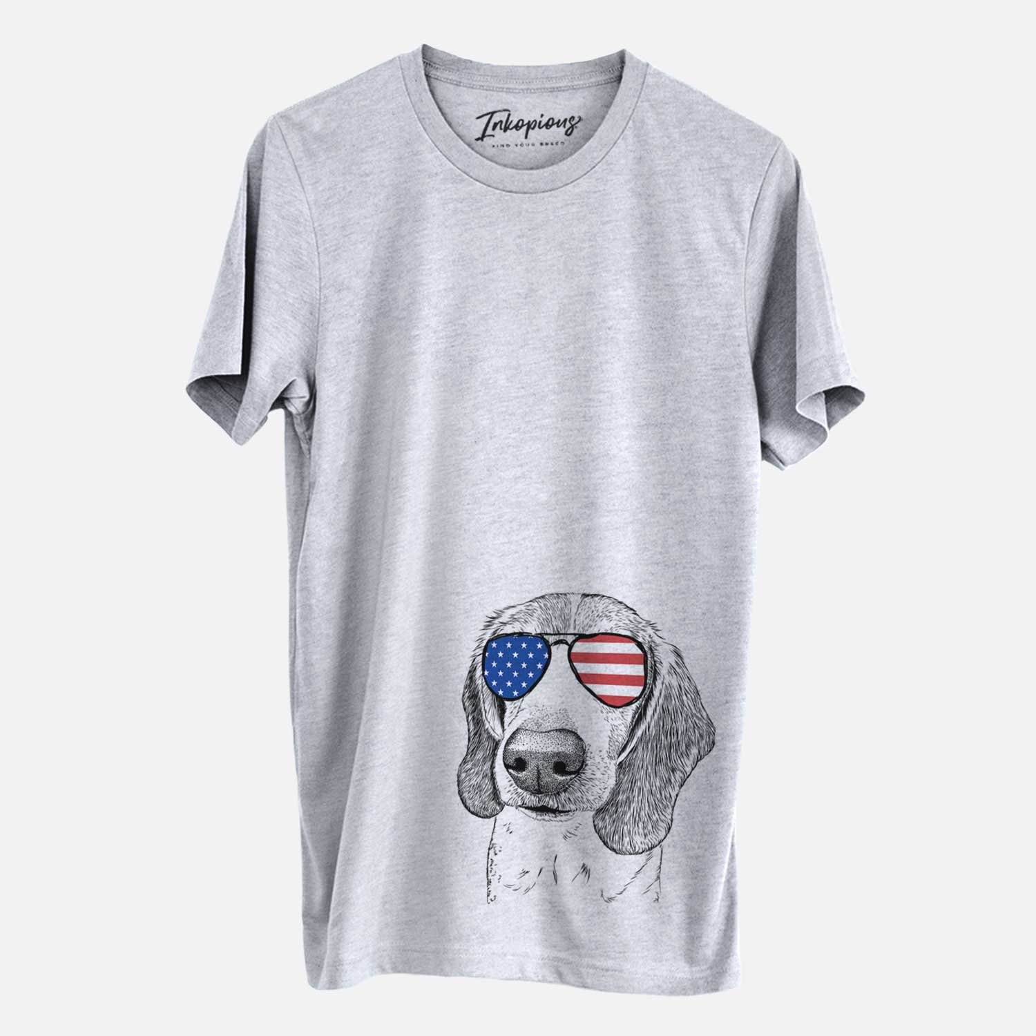 USA Elvis the Bluetick Beagle - Unisex Crewneck